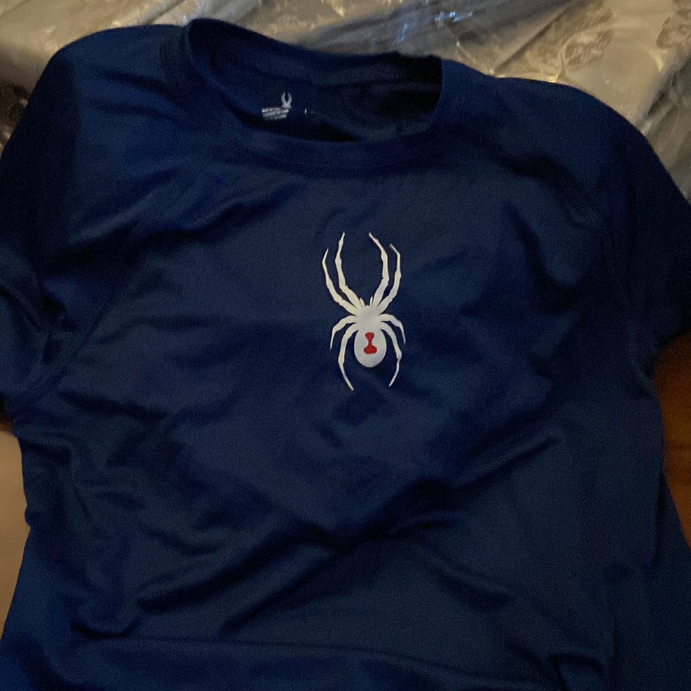 Spider rash guard boys large